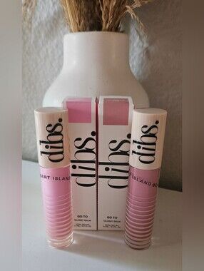 2 DIBS Go To Glossy Balm In 2 Different  Colors